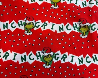 Funda adicional para cuenco de tela Grinch de 11” o 9” o salvamanteles plano de 10”