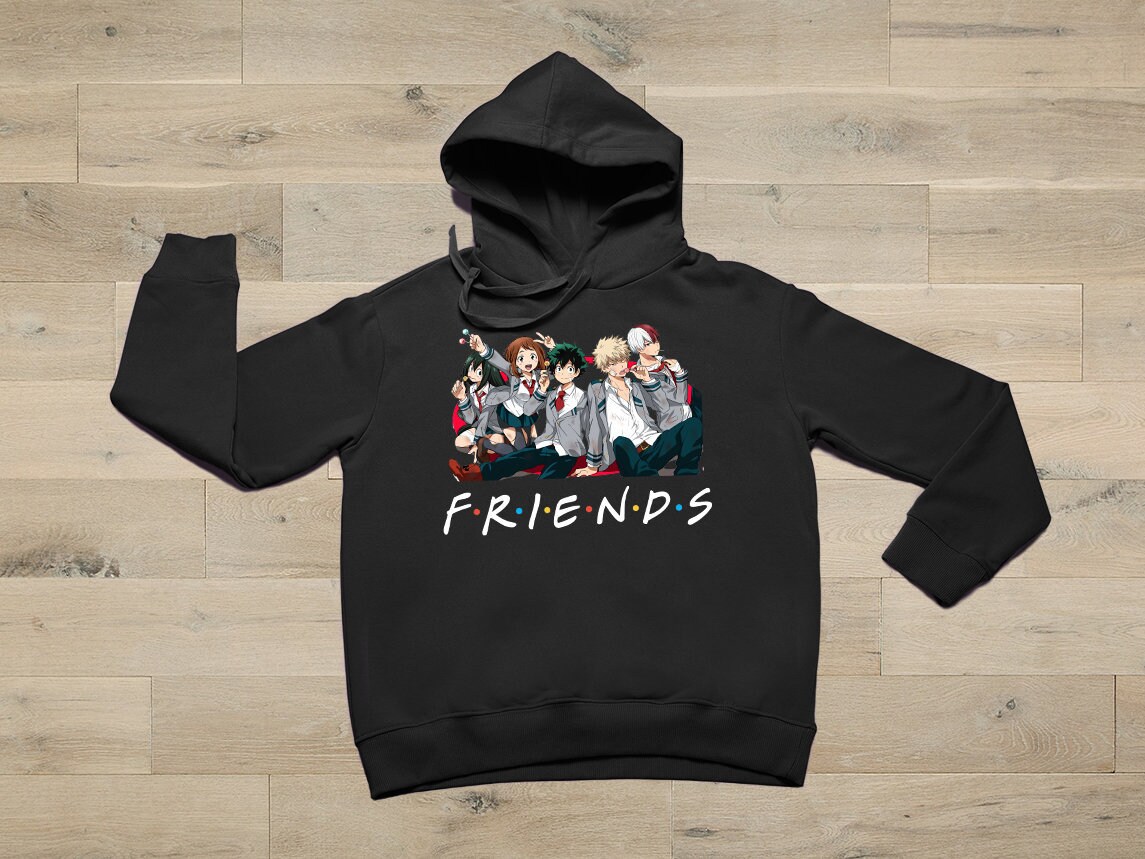 My Hero Academia Friends Hoodie Boku No hero Hoodie Deku | Etsy