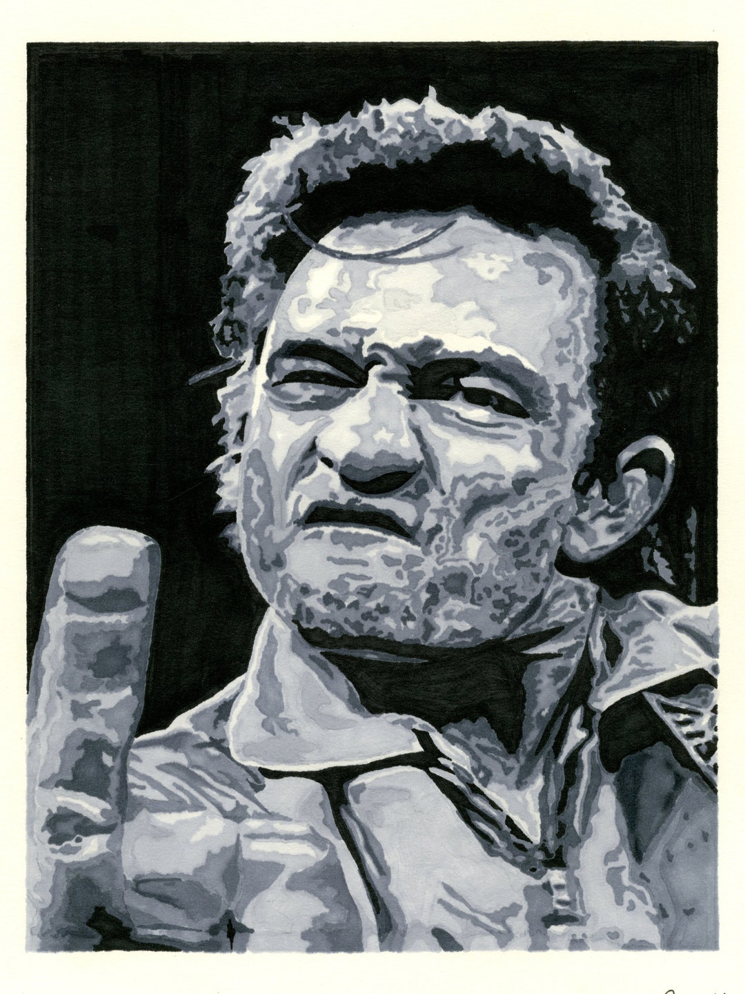 Johnny Cash Print - Etsy