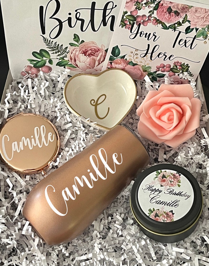 Happy Birthday Gift Box for Her Personalized Birthday Box Etsy
