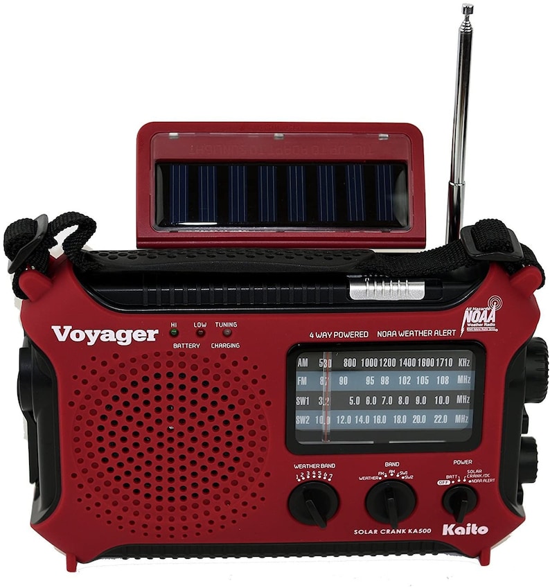 5-Way Powered Emergency AMFMSW Weather Alert Radio