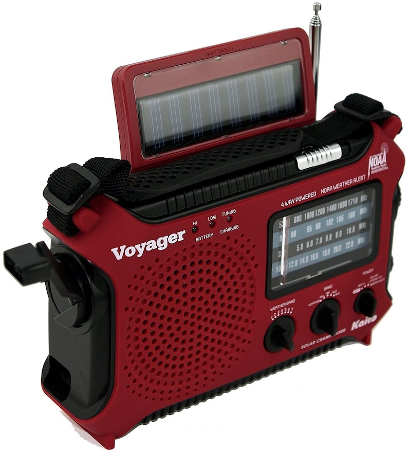 5-Way Powered Emergency AMFMSW Weather Alert Radio