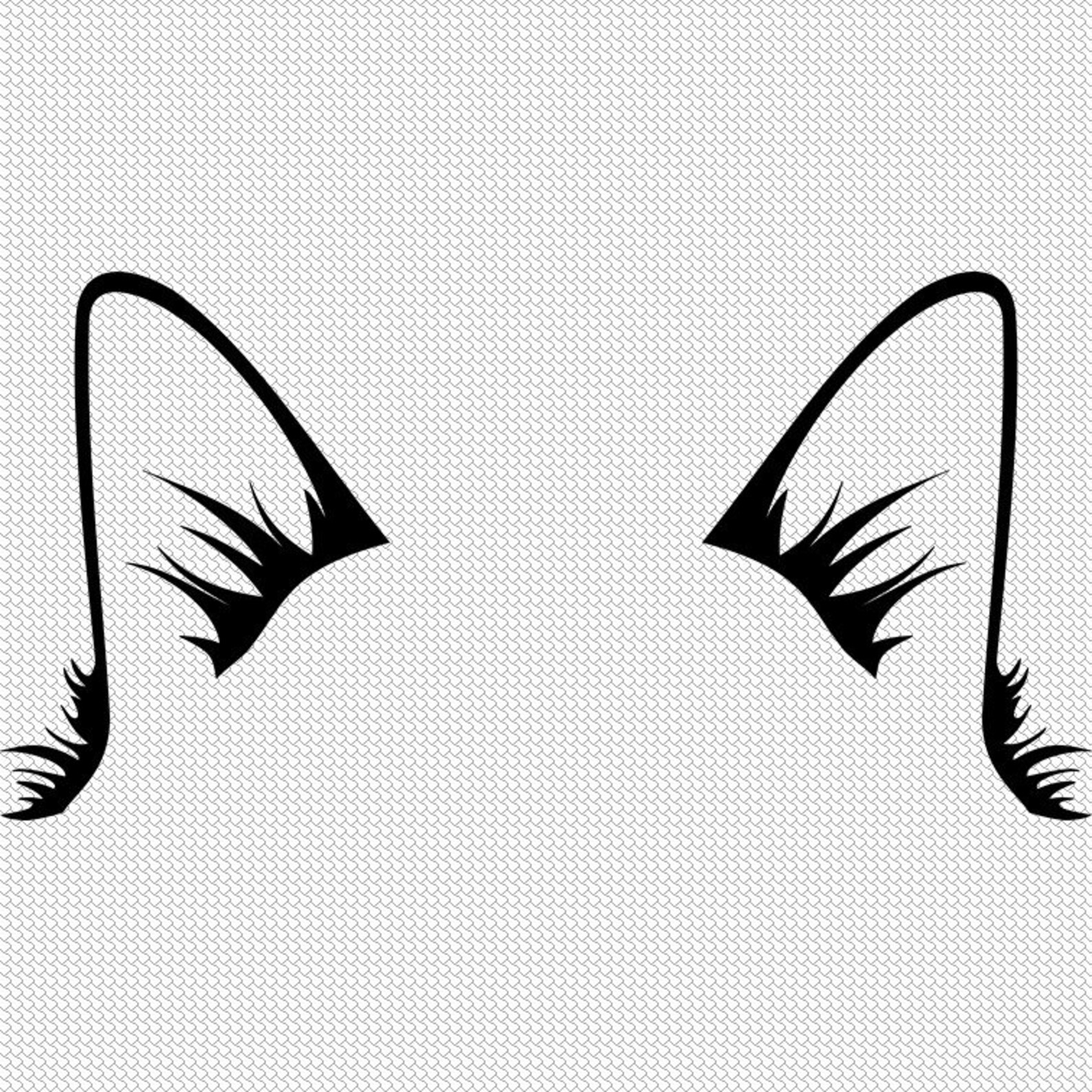Cat Ears SVG Digital File Cute Cat Ears For Cricut Etsy