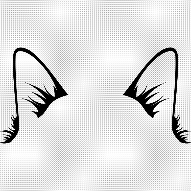 Cat Ears SVG Digital File Cute Cat Ears for Cricut - Etsy