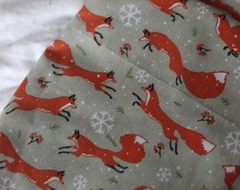 winter fox dog bandana