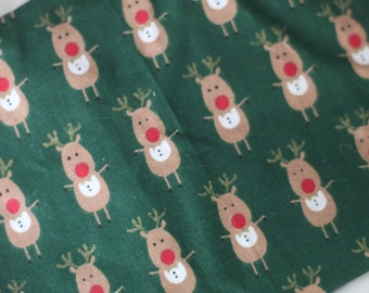 green reindeer dog bandana