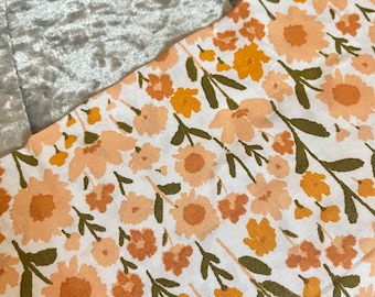 autumn flowers dog bandana