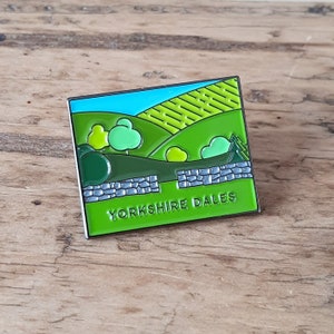 Yorkshire Dales National Park enamel adventure pin