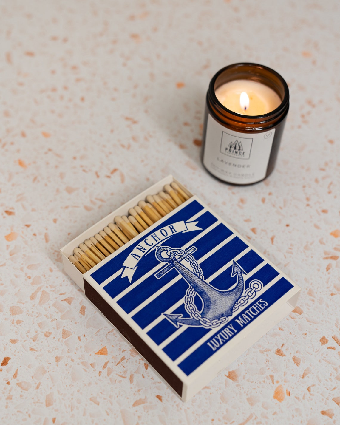 Letterpress Printed Luxury Matches / Long Candle Matches / Etsy
