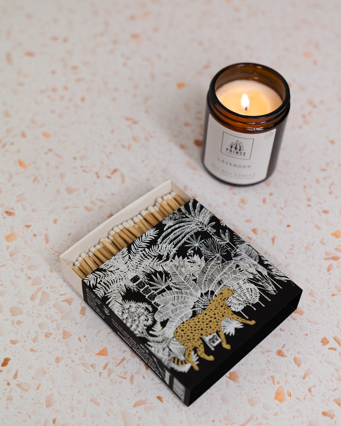 Letterpress Printed Luxury Matches / Long Candle Matches / Etsy
