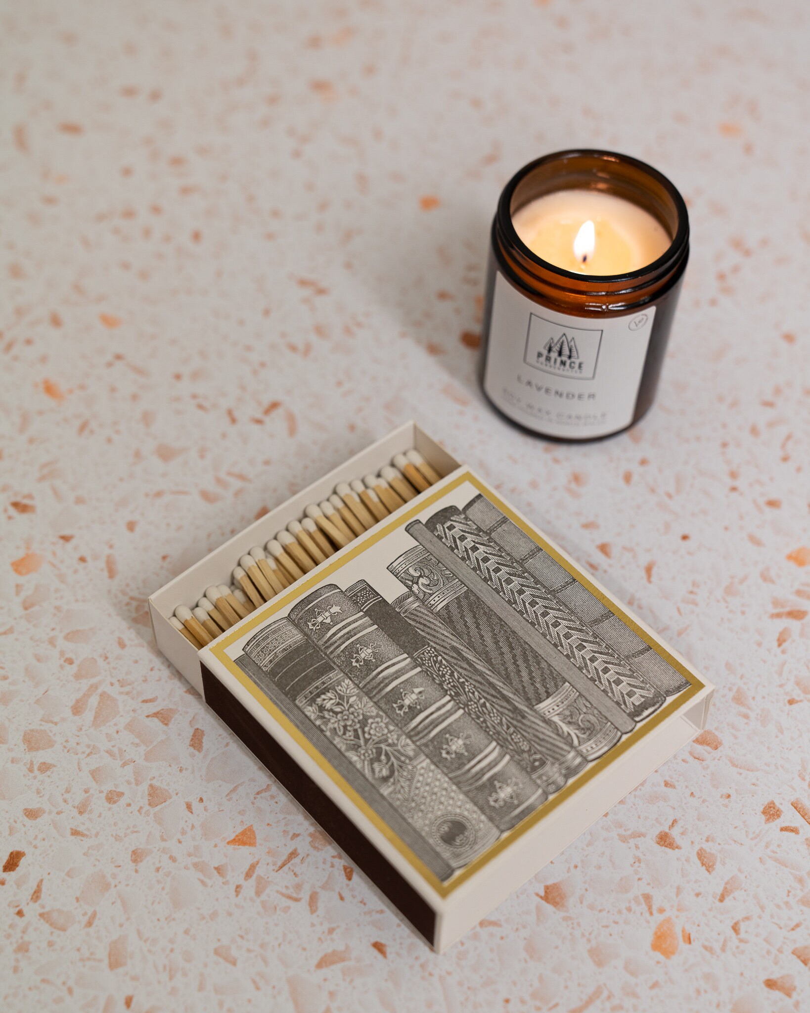 Letterpress Printed Luxury Matches / Long Candle Matches / Etsy