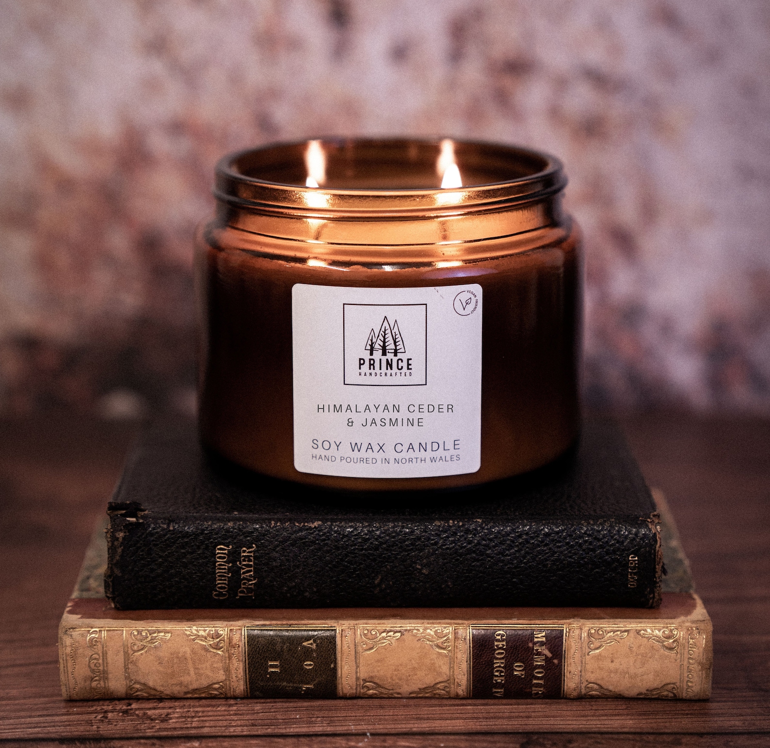 Himalayan Cedar & Jasmine Soy Wax Candle 100 Natural Hand Etsy