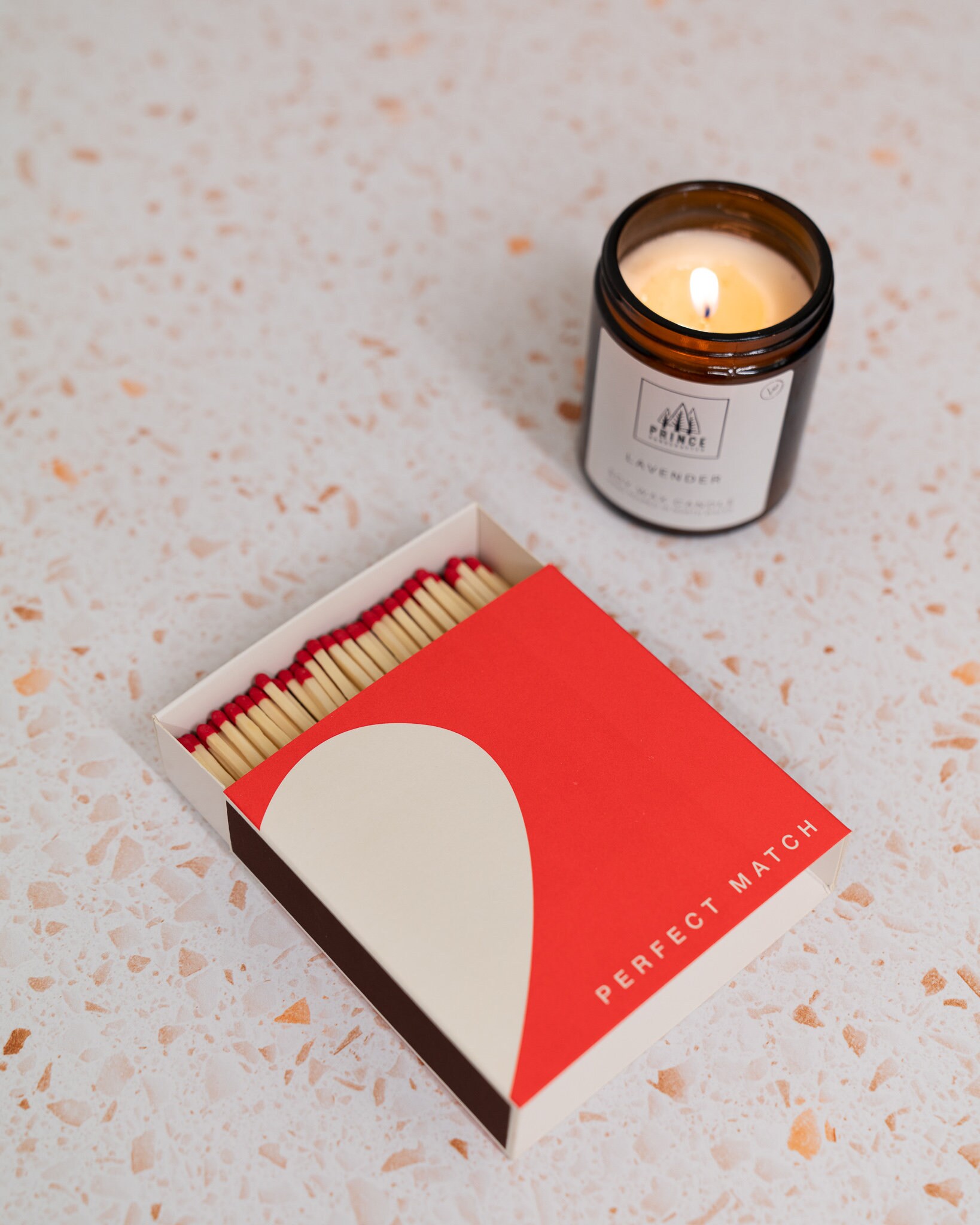 Letterpress Printed Luxury Matches / Long Candle Matches / Etsy
