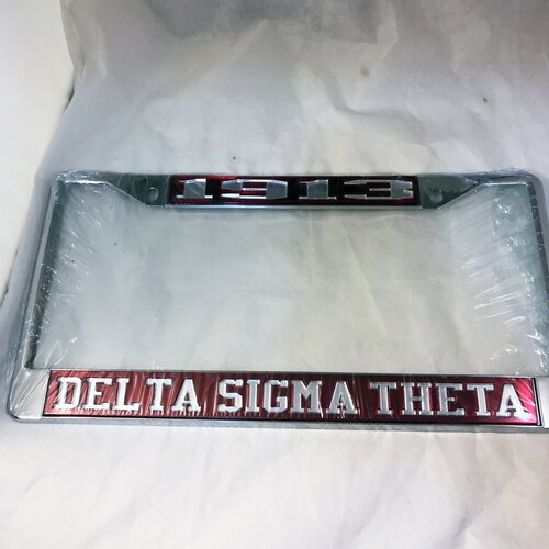 Delta Sigma Theta Sorority Founding Year License Plate Etsy