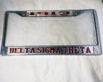 Del-Ta Sig-Ma Theta License Plate,License Plate Frame,Universal American License Plate Frame.Decorative Car Front License Plate,Metal Car Plate,Aluminum Novelty License Plate White 1 Del-Ta Sig-Ma Theta License Plate,License Plate Frame,Universal American License Plate Frame.Decorative Car Front License Plate,Metal Car Plate,Aluminum Novelty License Plate White 1
