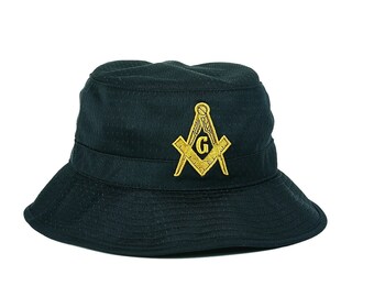 Mason Masonic Floppy Mesh Bucket Hat | Etsy