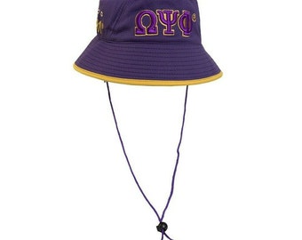 Omega Psi Phi Fraternity Bucket Hat-Purple