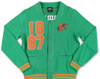 Florida A&M University FAMU Cardigan- Men's- Green