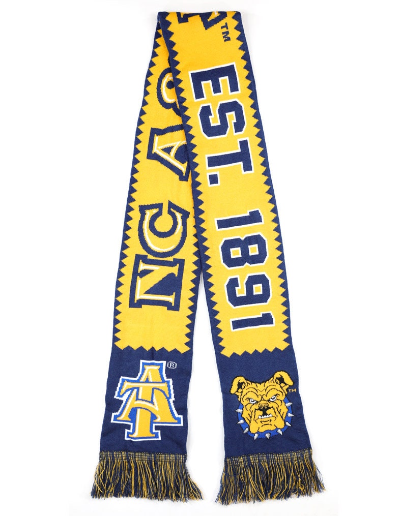 North Carolina A&T State University Acrylic Scarf Etsy