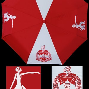 Delta Sigma Theta Sorority Auto Open Folding Umbrella