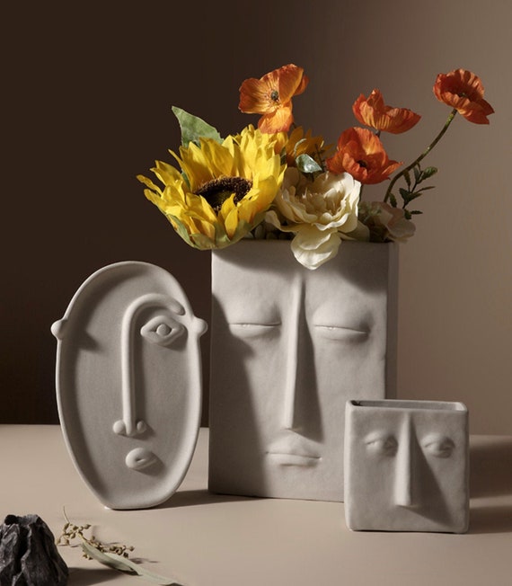 Nordic Ceramic Vase Art Flower Plant Pot Creative Planter Home Table Decors Nordic Ceramic Vase Art Flower Plant Pot Creative Planter Home Table Decors