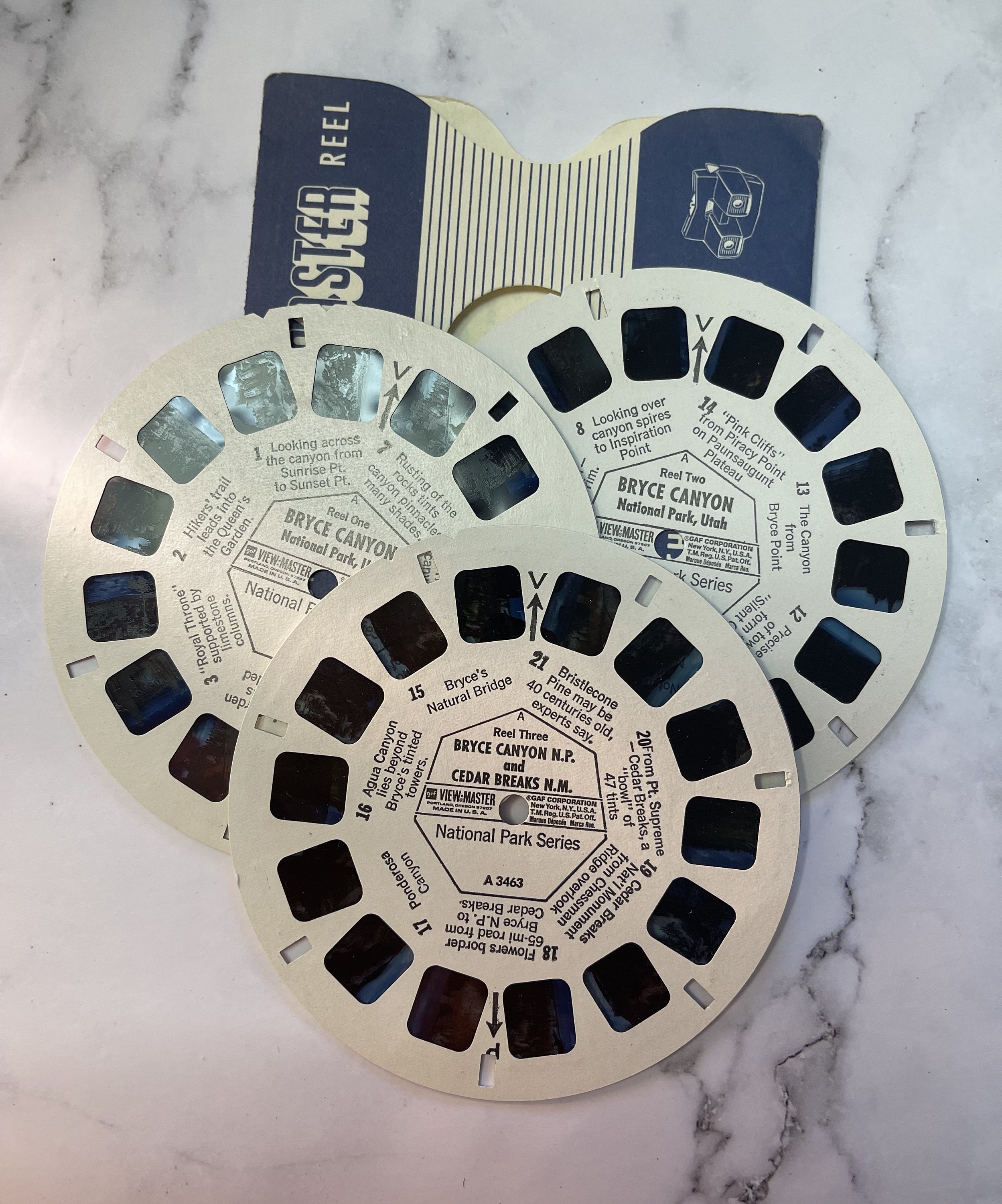 Bellingrath Gardens Mobile Alabama 3d View-Master 3 Reel Packet