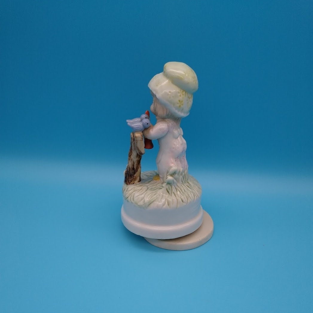 Animated Ceramic Musical Figurine Music Box. Etsy