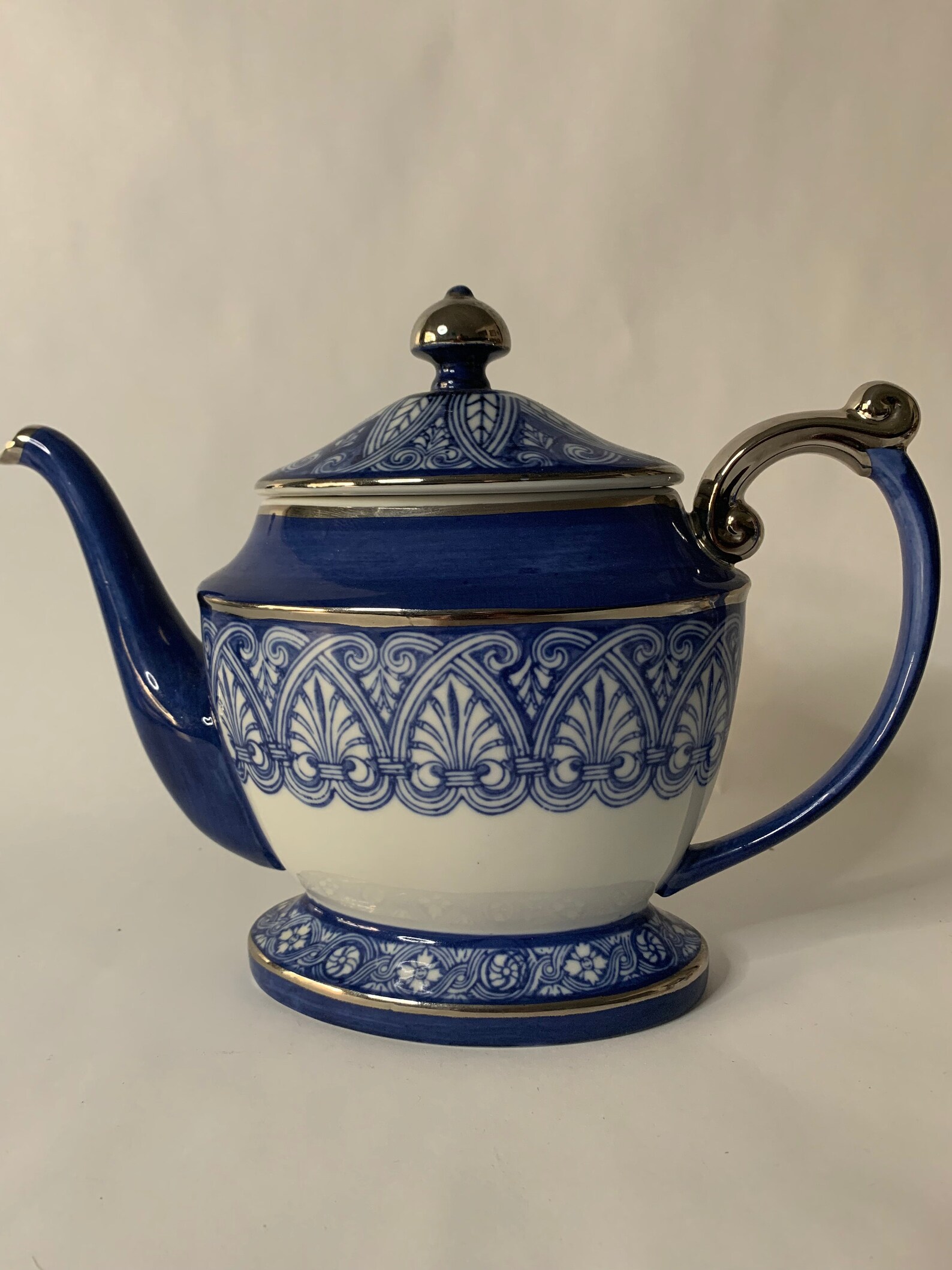 Bombay Company Tile Pattern Tea Set with Pot Creamer and Etsy