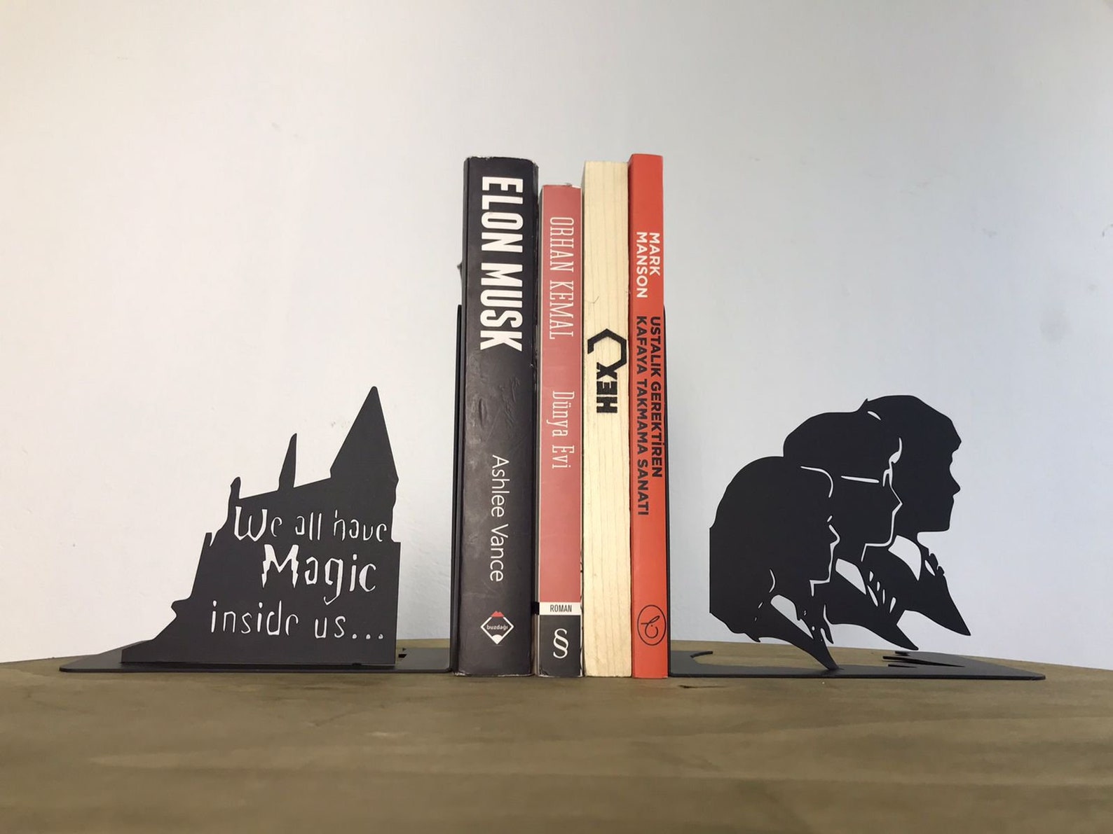 Harry Potter Bookend / Magic inside us / Wizarding World of Etsy