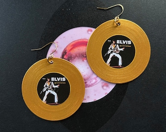 Elvis Presley Vinyl Record Earrings | DoloEarWax