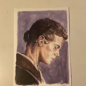 Illustrazione di Anakin Skywalker stampa d'arte
