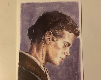 Illustrazione di Anakin Skywalker stampa d'arte