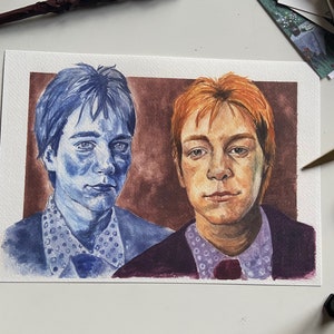Stampa a4 de fan de couleur Weasley