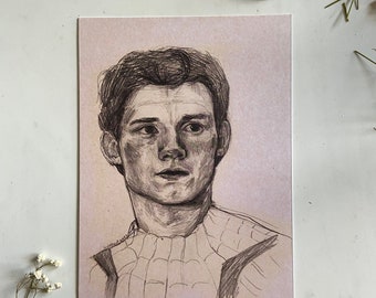 Spider-Man Tom Holland stampa a5