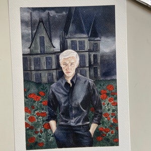 Draco Malfoy Manor illustriert Stempel d&#39;arte