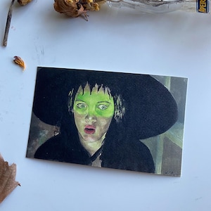 Lydia Deetz gouache portrait print