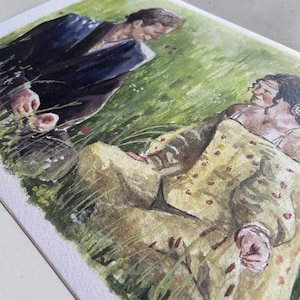 Padme and Anakin illustration fineart print