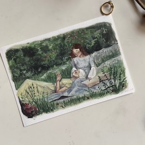 Alient e Rhaenyra illustrazione a5 Stempel