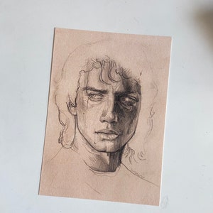 Illustrazione di Anakin Skywalker stampa d'arte
