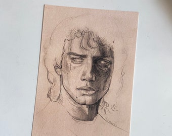 Illustrazione di Anakin Skywalker stampa d'arte
