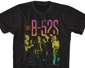 The B-52/'s Band Name Logo Men/'s T Shirt New Wave Music Merch