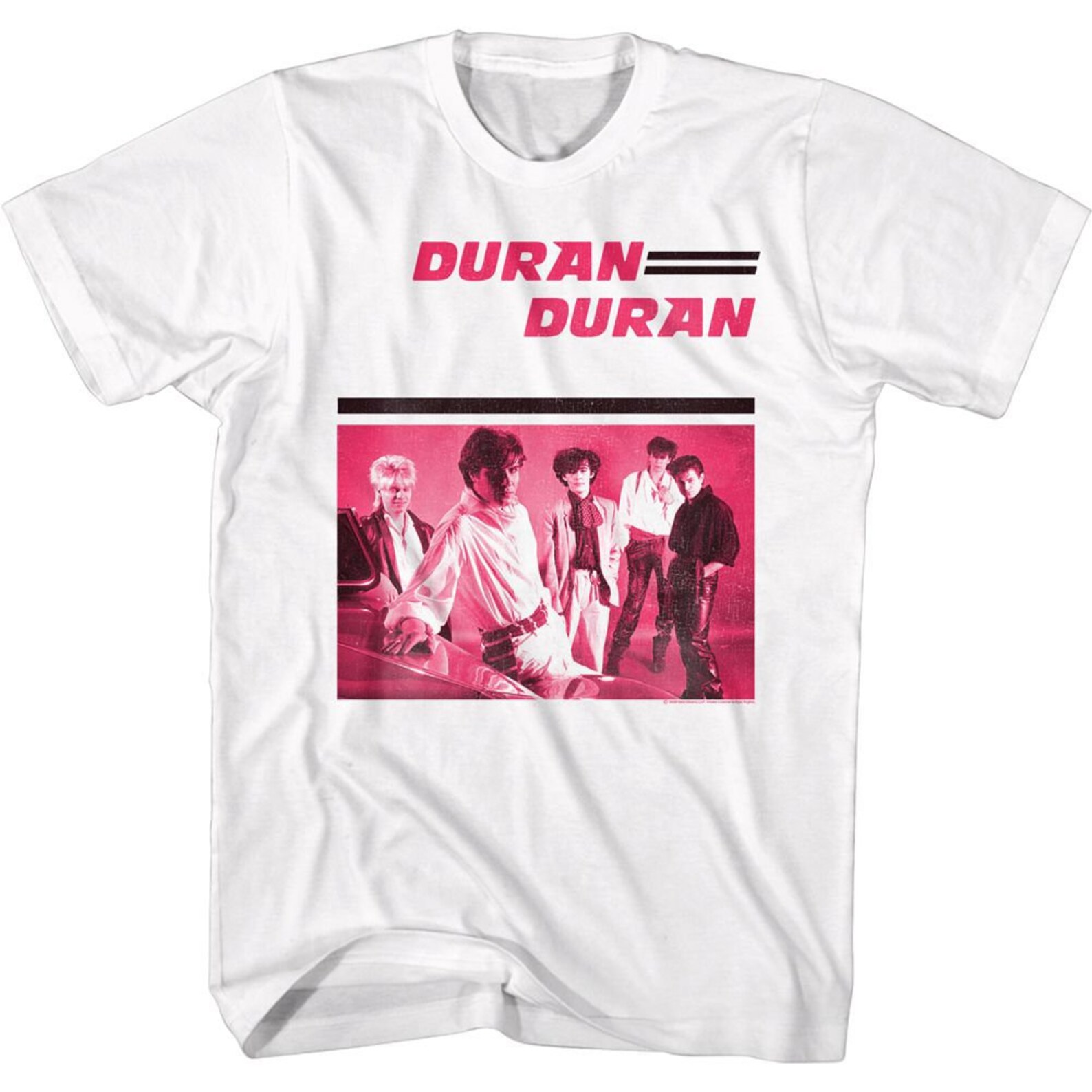 Duran Duran Pink Picture Logo White Shirts Etsy