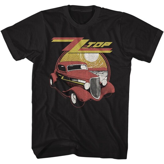 ZZ Top Eliminator Old School Car Black Shirts | Etsy