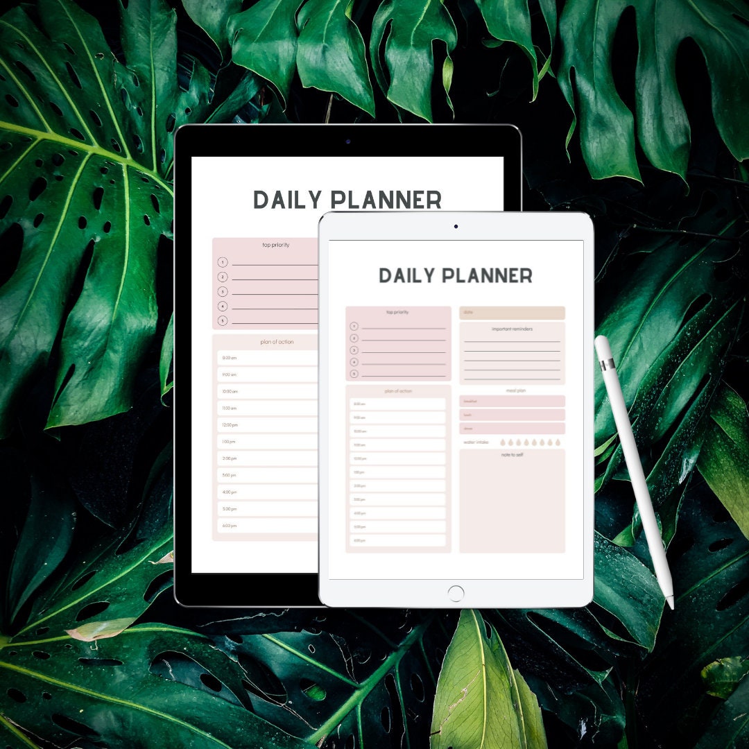 ADHD Daily Planner Page | Digital Download Planner Page for ADHD - Etsy