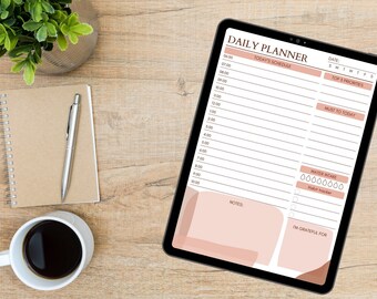 ADHD Planner Digital Printable Daily Planner