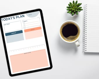 Daily Planner Download | ADHD Planner | Productivity Planner