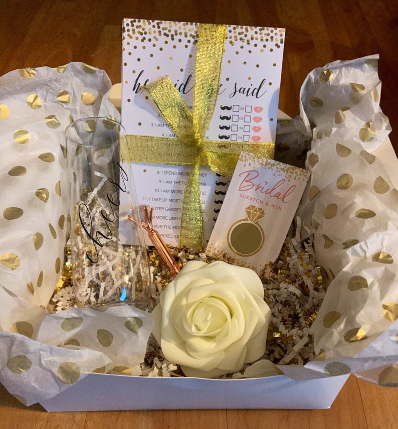 Virtual Bridal Shower Box Bridal Shower Games Cheers Etsy