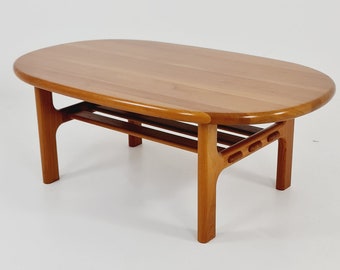 Danish teak solid coffee table/ side table By Niels Bach for Randers Möbel, 1960s