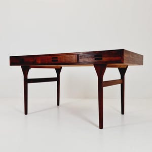 Rare Danish Rosewood Desk by Nanna Ditzel for SØREN WILLADSEN Møbelfabrik, 1960s