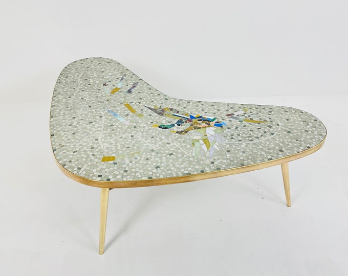 Rare Vintage Mosaic Coffee Table From the 50s, Berthold Müller Etsy